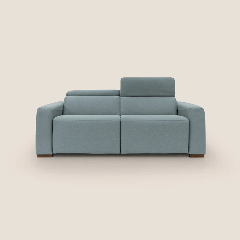 Poseidon divano letto + relax elettrico in tessuto smacchiabile impermeabile T05 carta da zucchero