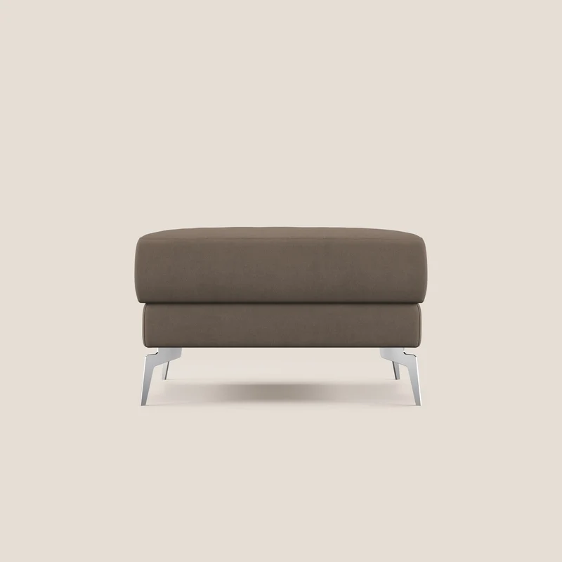 Star Pouf con piedini alti in tessuto impermeabile T02 marrone