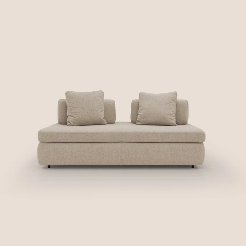 Gransasso Divano letto matrimoniale dal DESIGN innovativo in tessuto impermeabile T03 beige