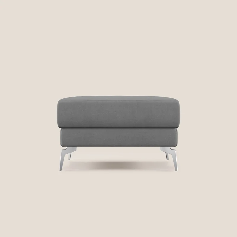 Star Pouf con piedini alti in tessuto impermeabile T02 grigio
