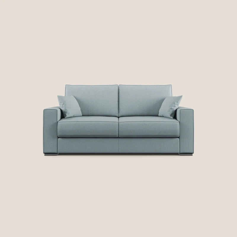 Dream Divano letto moderno dai morbidi cuscini in tessuto smacchiabile T05 carta da zucchero