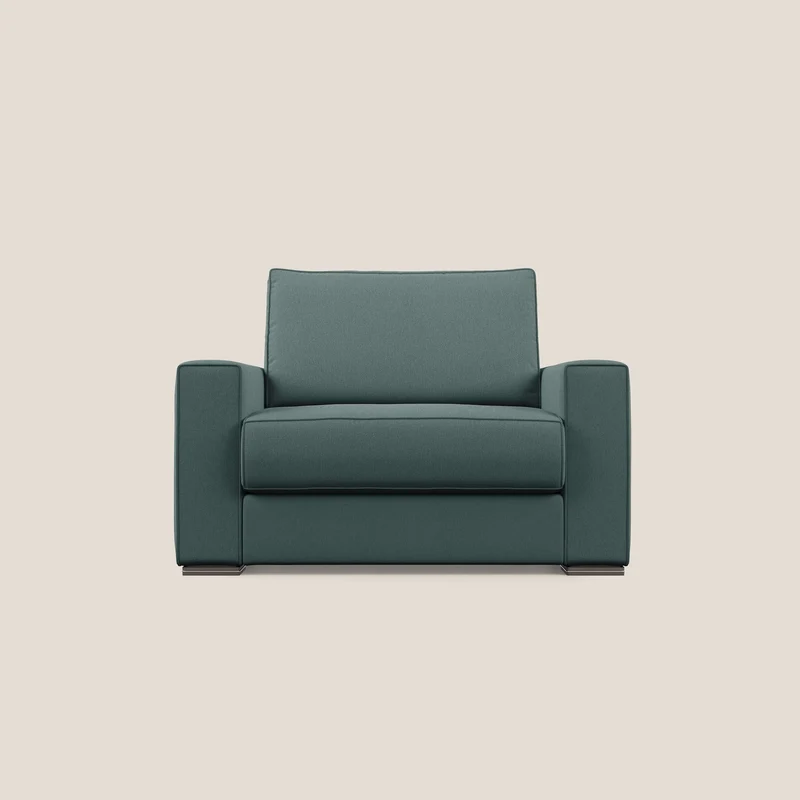 Dream poltrona letto in tessuto smacchiabile T05 verde