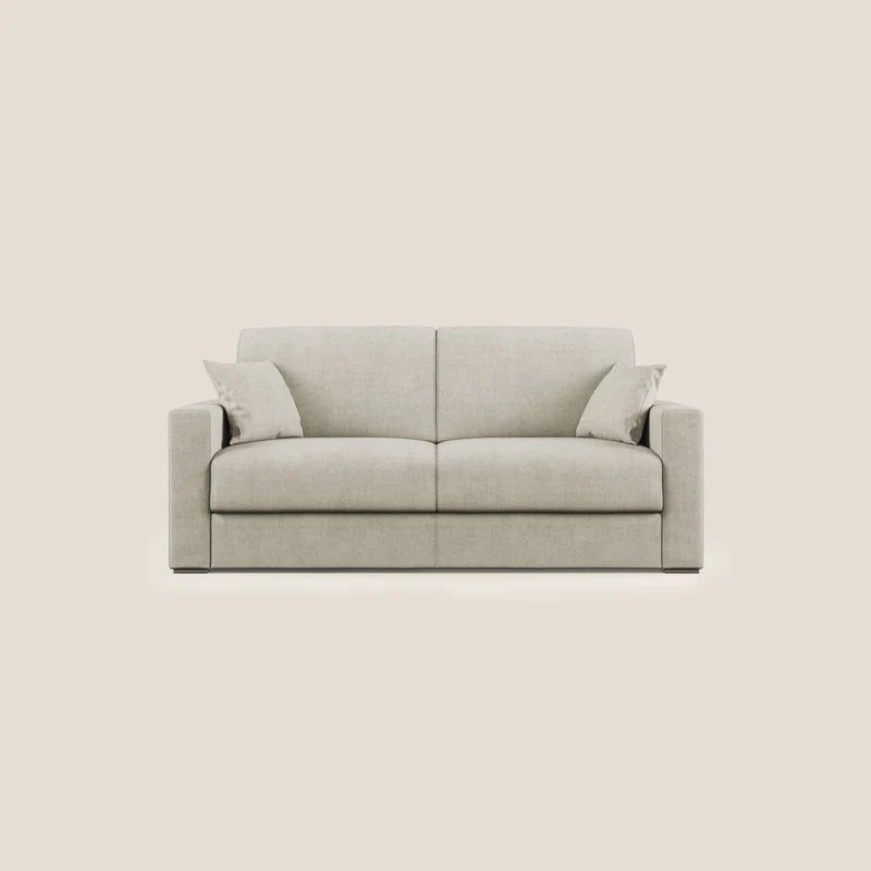 Best Divano letto matrimoniale in tessuto impermeabile T02 panna