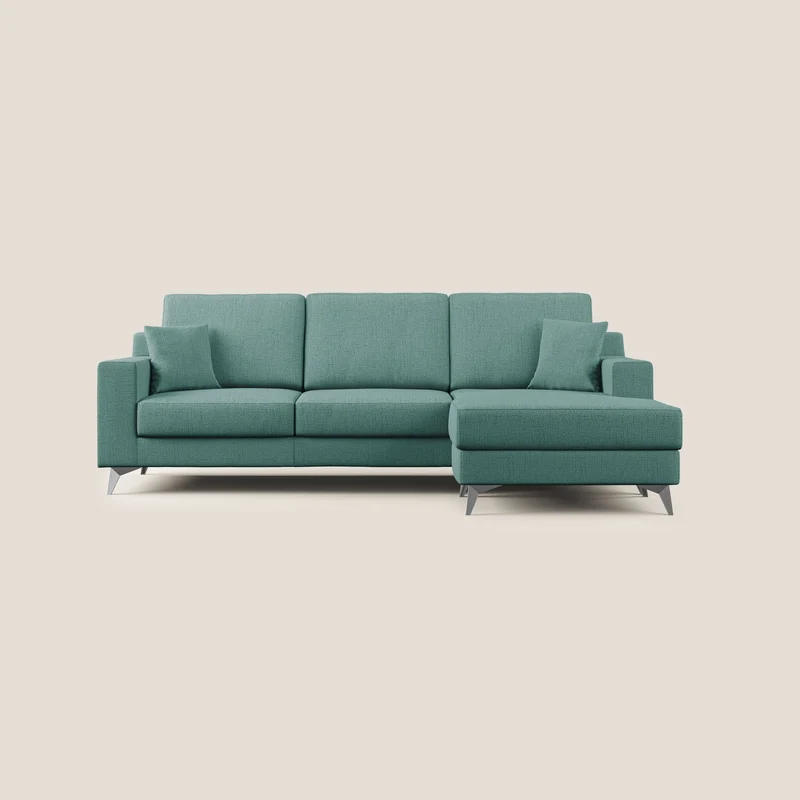 Michael Divano angolare REVERSIBILE in tessuto impermeabile T03 verde acqua