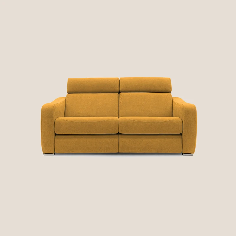 Gummy Divano con meccanismo relax elettrico giallo