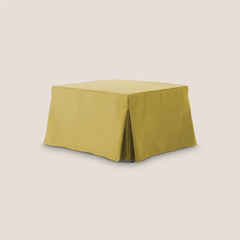 TIP-TOP Pouf LETTO in TESSUTO impermeabile T13 giallo