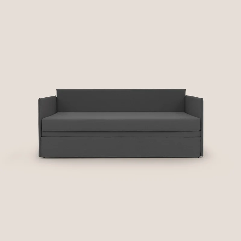 Brenta Divano duplex con doppio letto in tessuto simil cotone impermeabile T13 antracite