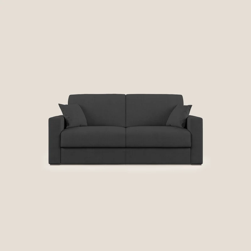 Best Divano letto matrimoniale in tessuto impermeabile T02 nero