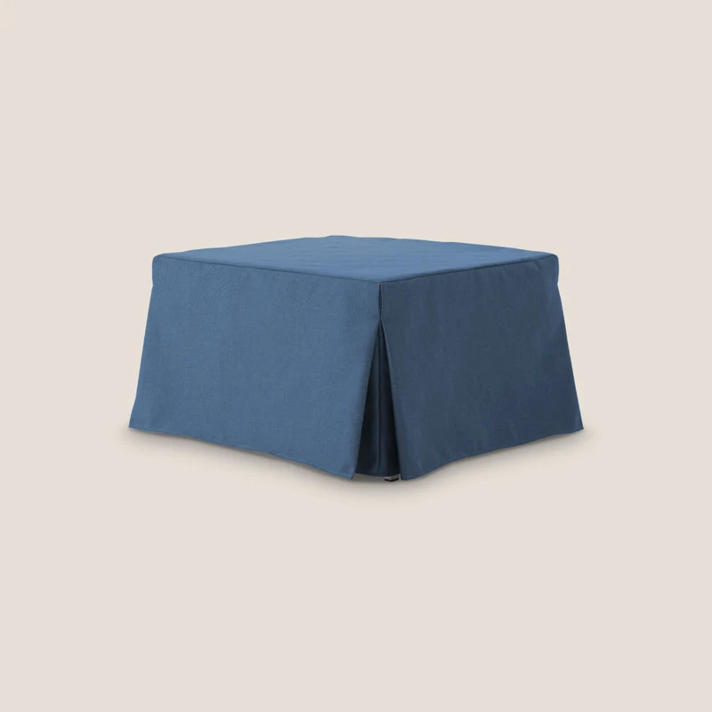 TIP-TOP Pouf LETTO in TESSUTO impermeabile T13 blu