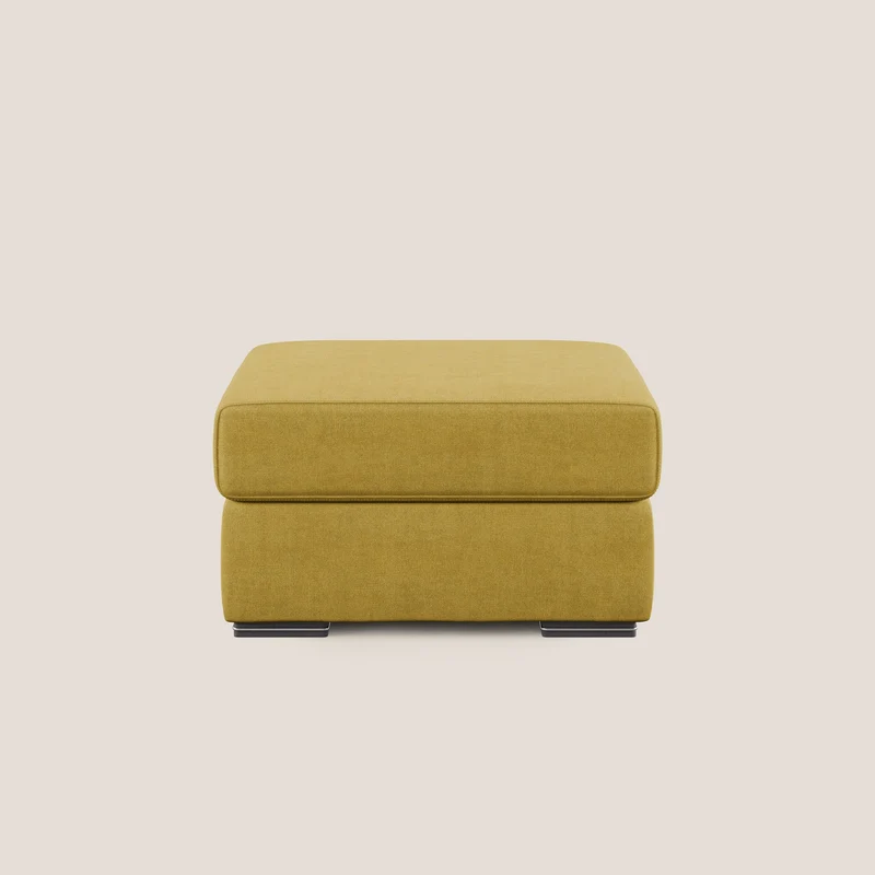 Sun pouf apribile contenitore in tessuto impermeabile T02 giallo