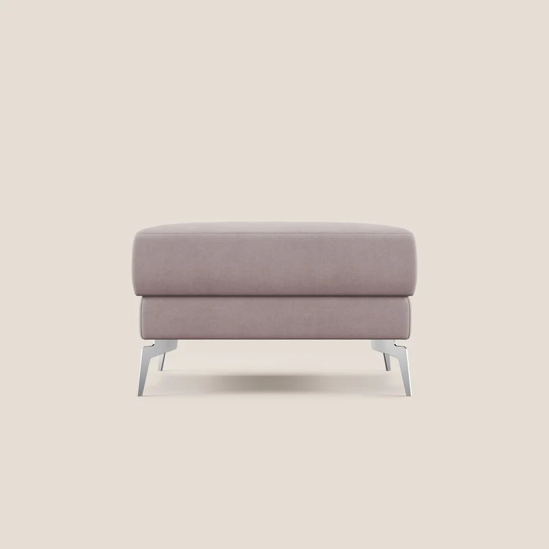 Star Pouf con piedini alti in tessuto impermeabile T02 rosa