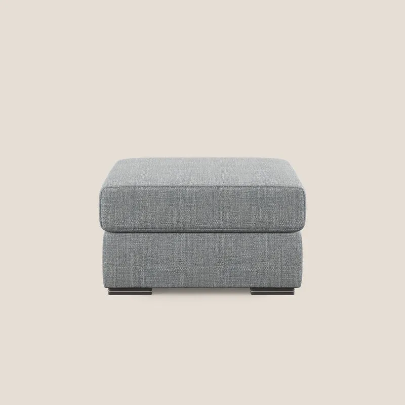 Sun pouf apribile contenitore in tessuto impermeabile morbido intreccio T06 grigio