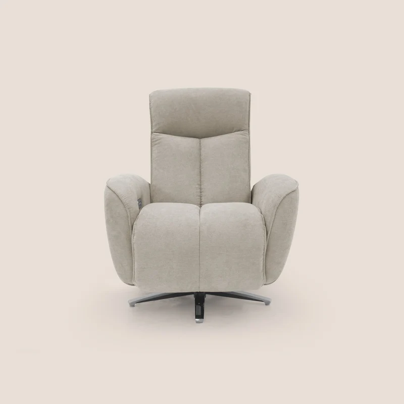 EVA Poltroncina RELAX in morbido tessuto impermeabile T02 panna