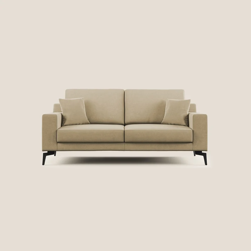 Prestige divano moderno in microfibra smacchiabile T11 beige