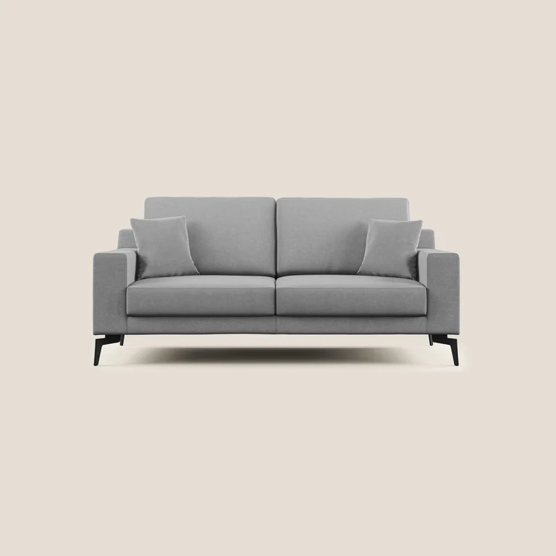 Prestige divano moderno in microfibra smacchiabile T11 grigio