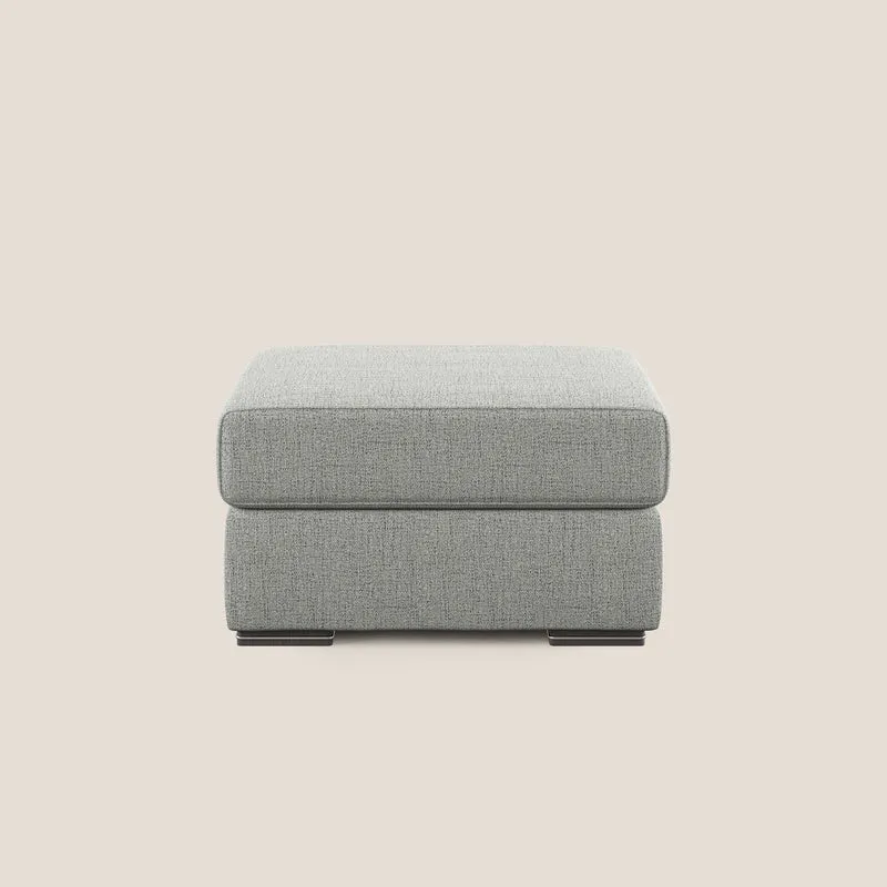 Sun pouf apribile contenitore in tessuto impermeabile fiammato T03 grigio chiaro