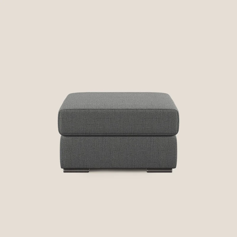 Sun pouf apribile contenitore in tessuto impermeabile fiammato T03 grigio
