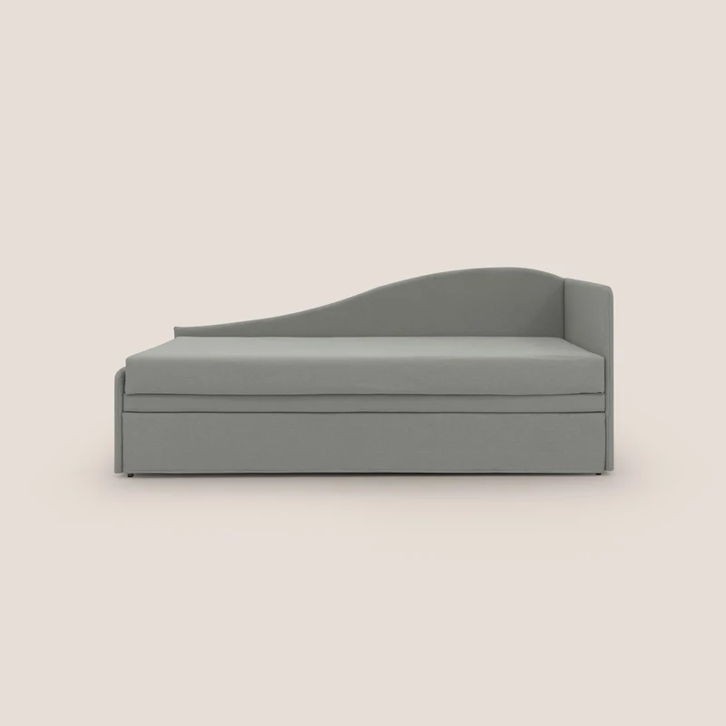 Nolo Divano duplex con doppio letto in tessuto simil cotone impermeabile T13 grigio