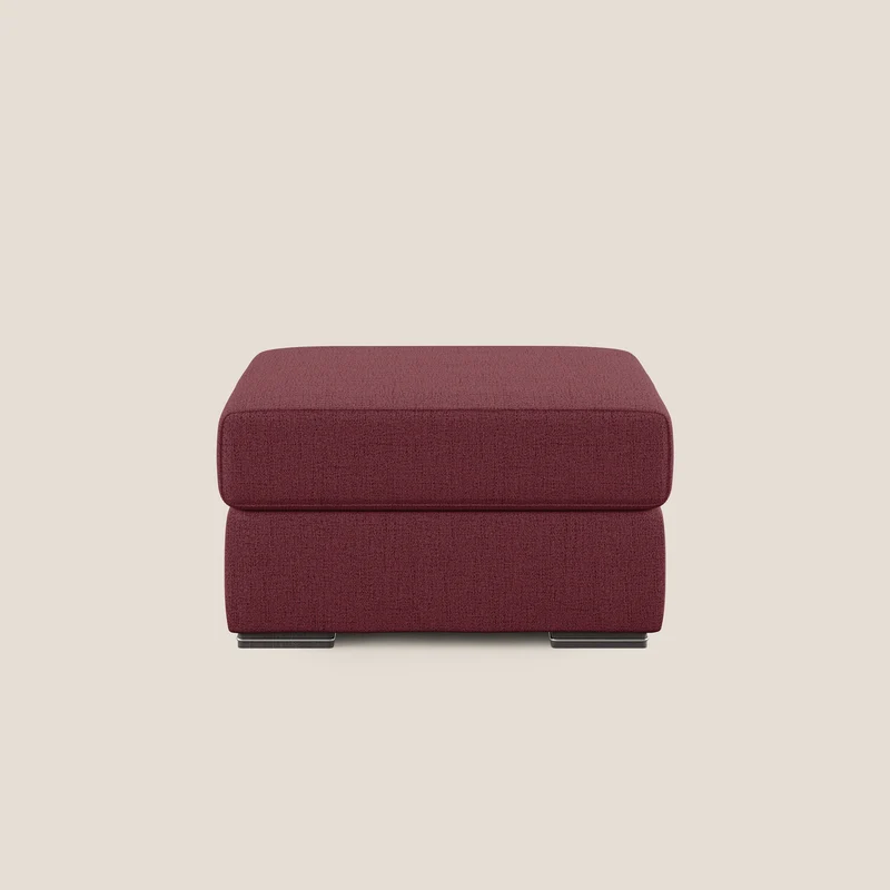 Sun pouf apribile contenitore in tessuto impermeabile fiammato T03 rosso