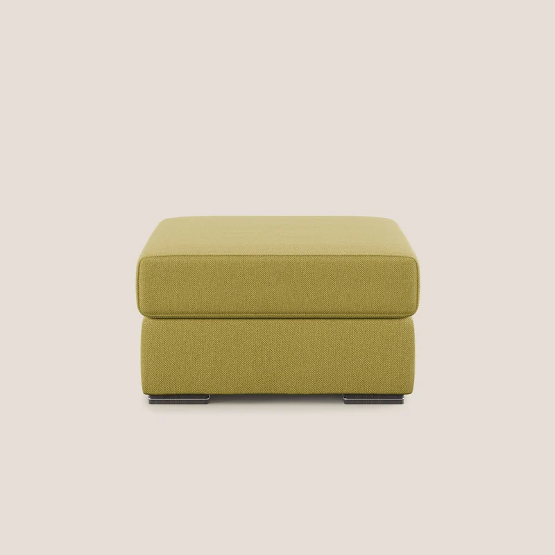Sun pouf apribile contenitore in tessuto smacchiabile ad acqua T05 giallo