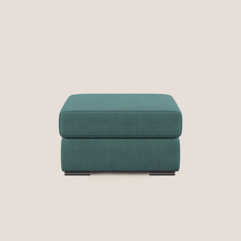 Sun pouf apribile contenitore in tessuto impermeabile T02 petrolio