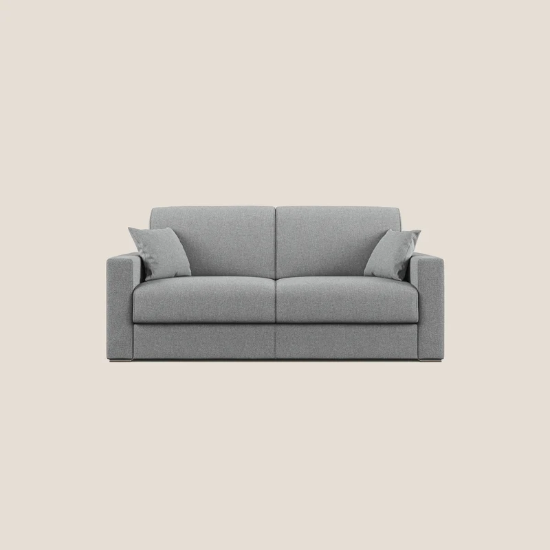 Best Divano letto matrimoniale in tessuto smacchiabile QuickClean T08 grigio