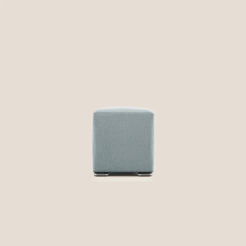 Cube pouf in tessuto morbido smacchiabile T05 carta da zucchero