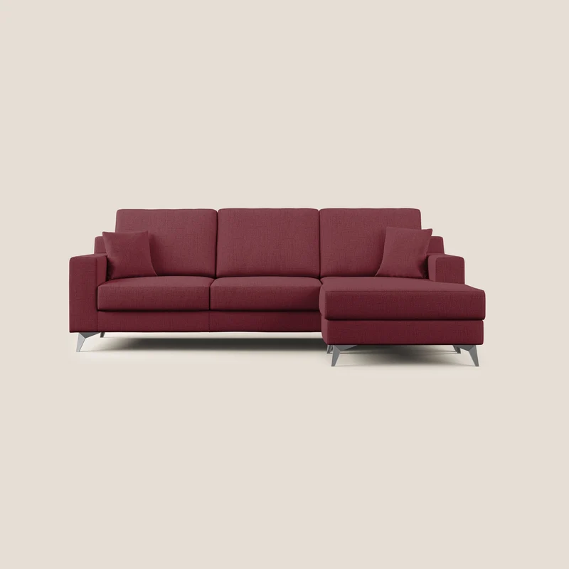 Michael Divano angolare REVERSIBILE in tessuto impermeabile T03 rosso