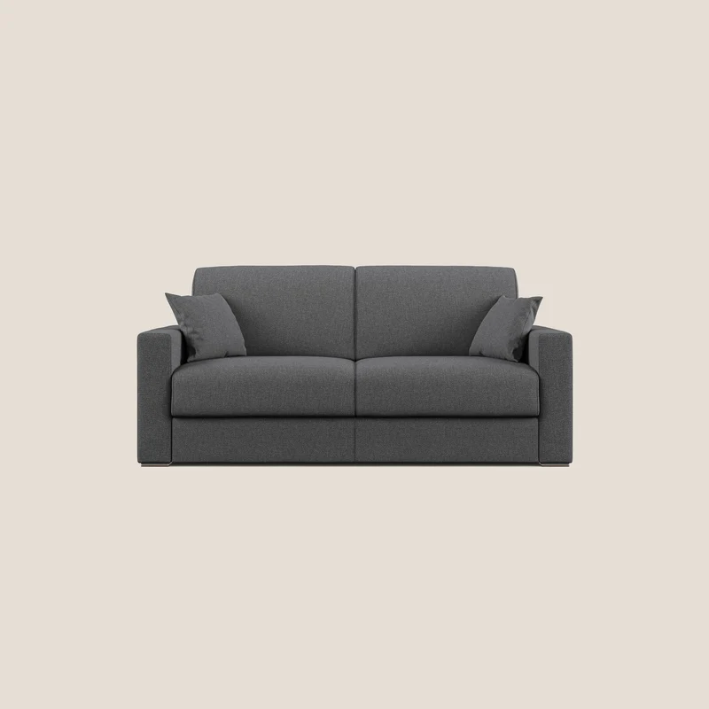 Best Divano letto matrimoniale in tessuto smacchiabile QuickClean T08 antracite