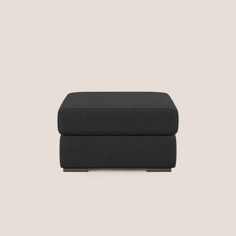 Sun pouf apribile contenitore in tessuto impermeabile T02 nero
