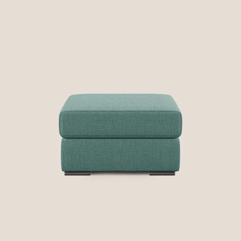 Sun pouf apribile contenitore in tessuto impermeabile fiammato T03 verde acqua