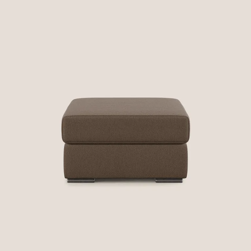 Sun pouf apribile contenitore in tessuto smacchiabile ad acqua T05 marrone