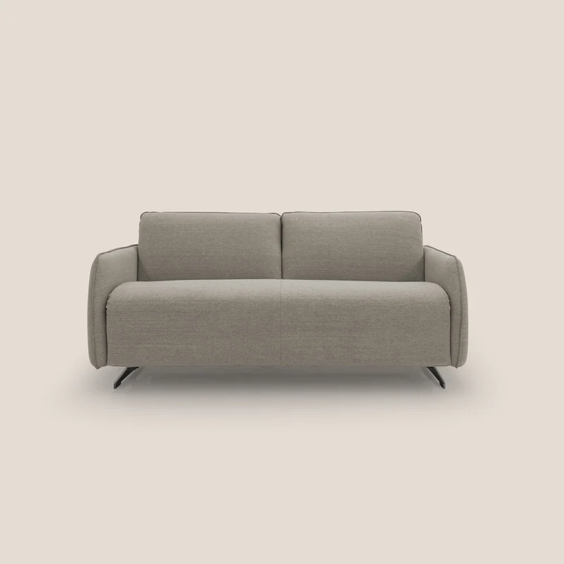 Texas Divano letto matrimoniale moderno in tessuto impermeabile T19 beige