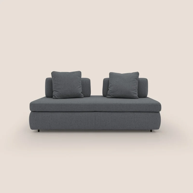 Gransasso Divano letto matrimoniale dal DESIGN innovativo in tessuto impermeabile T03 antracite